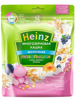 Heinz Terci cu lapte prune, caise și afine 200g