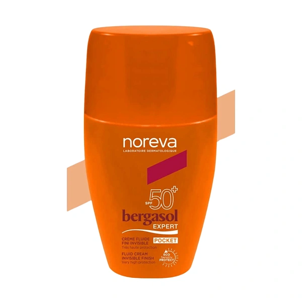Noreva Bergasol Expert Cremă fluid invizibilă SPF50, 30ml