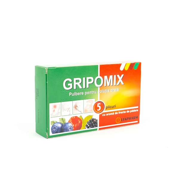 Gripomix pulb/sol.orala N5 (fructe de padure)