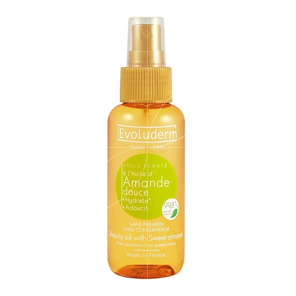 Evoluderm Ulei de migdale pentru față, corp și păr 100ml Evoluderm Ulei de migdale pentru față, corp și păr 100ml