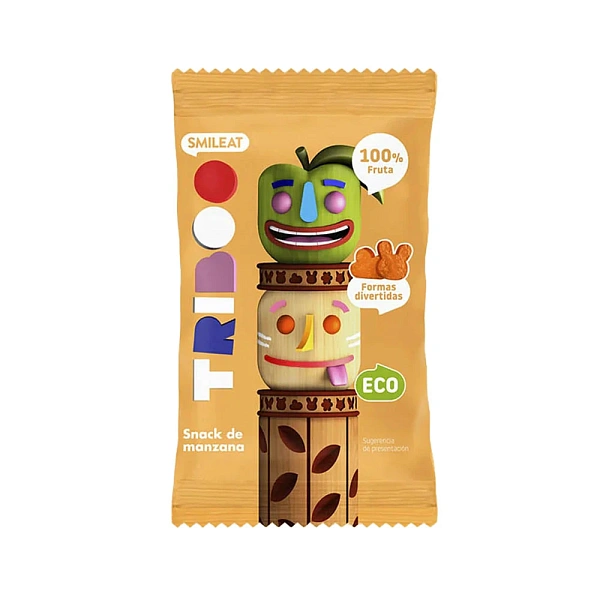 Smileat Triboo Snack din mere 25gr Smileat Triboo Snack din mere 25gr