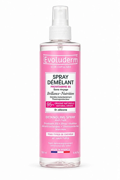 Evoluderm Spray termoprotector pentru descurcarea părului 250ml