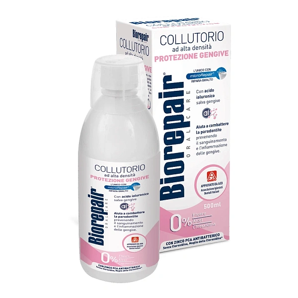 Biorepair Lotiune pentru clatirea cavitatii bucale "Protectia gingiilor" 500ml