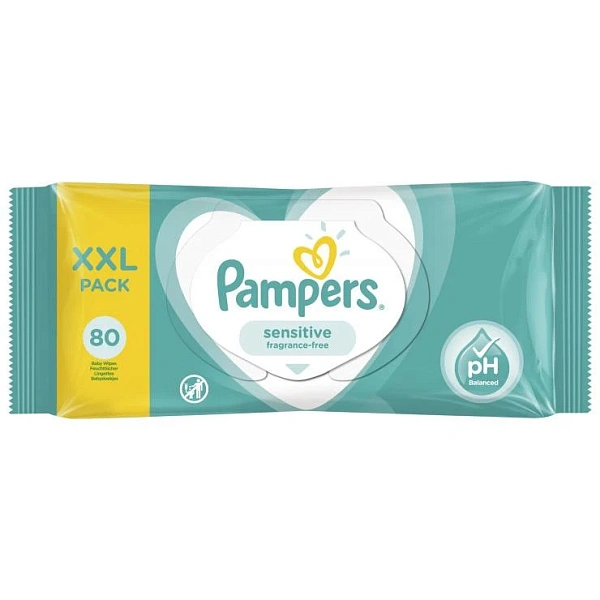 Pampers Baby Wipes Sensitive N80
