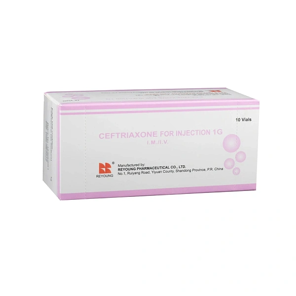 Ceftriaxon 1g pulb./sol. inj./perf. N10