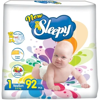 Scutece New Sleepy Jumbo 1 Newborn (2-5kg) N92