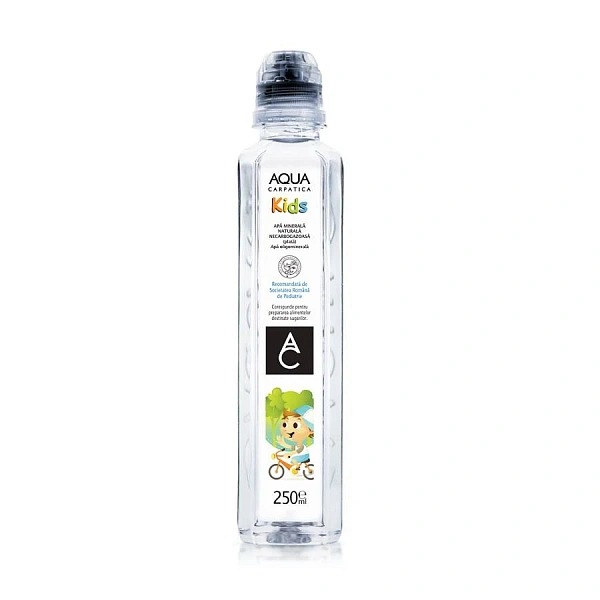 Apă minerală Aqua Carpatica naturala pentru copii 0.25L Apă minerală Aqua Carpatica naturala pentru copii 0.25L