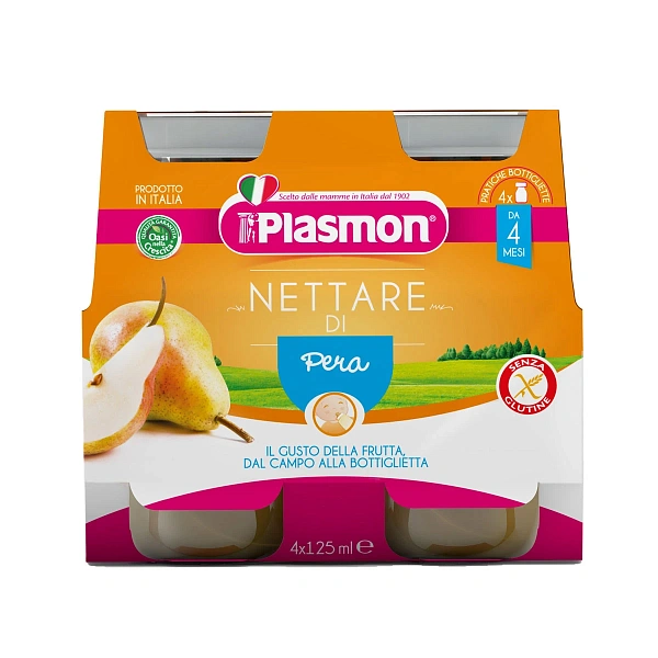 Plasmon Suc cu pere  4x125ml Plasmon Suc cu pere  4x125ml