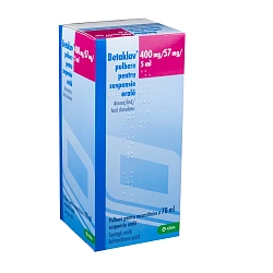 Betaklav 400 mg/57mg/5ml pulb./susp.orala 70ml