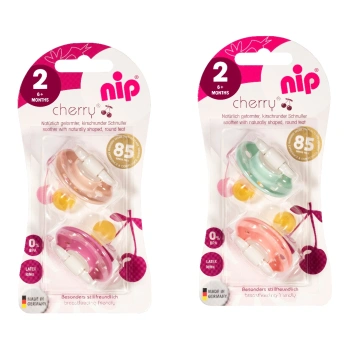 NIP Cherry F Suzetă latex, mărimea 2 (6+luni) N2