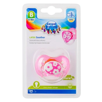 Canpol Baby 22/607 Suzeta latex rotunda 6-18luni