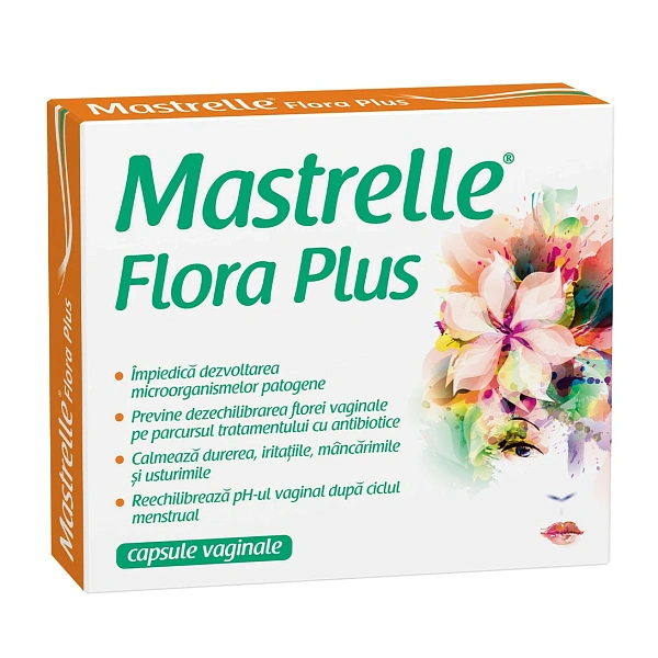 Mastrelle Flora Plus caps. vag. N10  Mastrelle Flora Plus caps. vag. N10