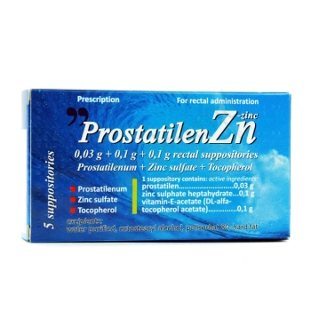 Prostatilen Zinc sup. 0,03g+0,1g+0,1g N5 Prostatilen Zinc sup. 0,03g+0,1g+0,1g N5