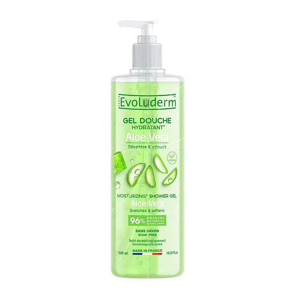 Evoluderm Gel de duș Aloe Vera 500ml Evoluderm Gel de duș Aloe Vera 500ml