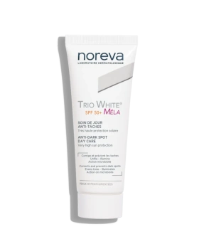 Noreva TRIO WHITE MELA JR Cremă depigmentantă de zi SPF50+, 40ml (P01966)