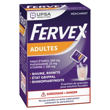 Fervex p/u adulti gran.sol.orala N8 