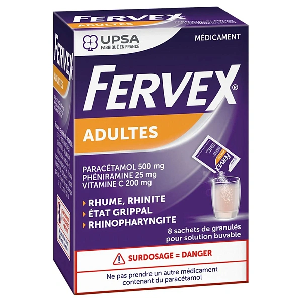 Fervex p/u adulti gran.sol.orala N8 