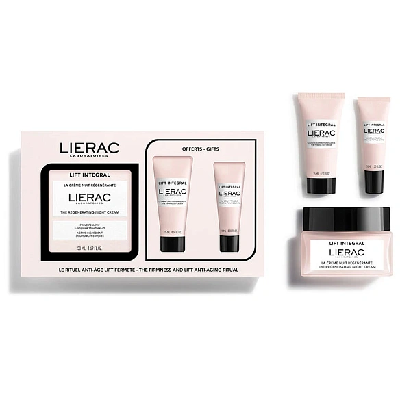 LIERAC Lift Integral Set Cremă de noapte 50ml + Cremă de zi 15ml + Ser 10ml