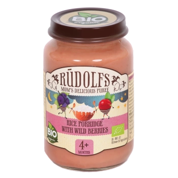 Rudolfs Organic Terci Orez cu fructe de pădure 190g (4+)