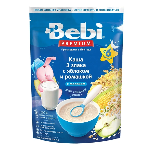 Bebi Colins Terci 3 Cereale măr și romaniță 200g