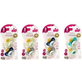 NIP Family B Suzetă latex, mărimea 2 (5-18luni) N2