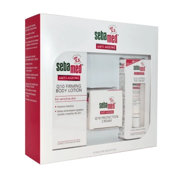 Sebamed Set Anti-Ageing Q10 Crema de fata 50ml + Crema p/u ochi 15ml + Lotiune p/u corp 200ml