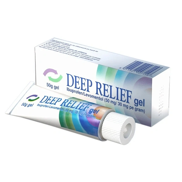 Deep relief gel 50mg+30mg/g 50g 