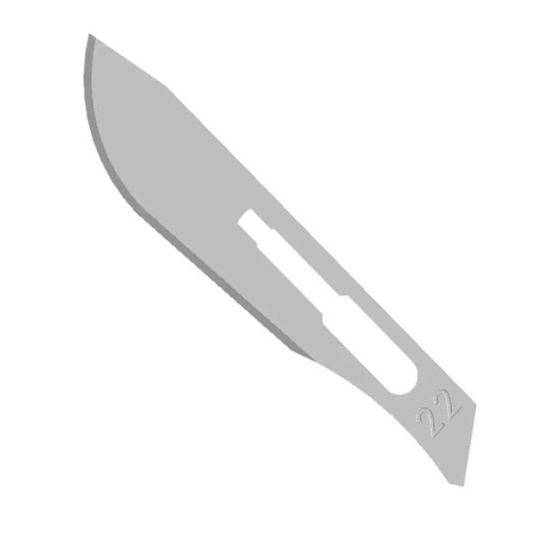 Lame G-22 pentru bisturiu ster N1