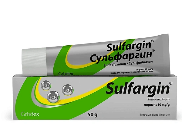 Sulfargin 50g unguent 10mg/g