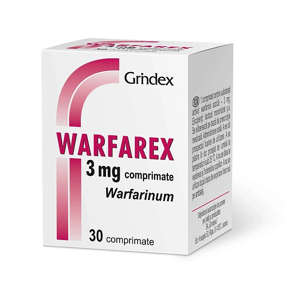 Warfarex 3mg comp. N30