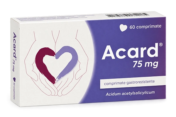 Acard 75mg comp. film. gastrorez. N30x2