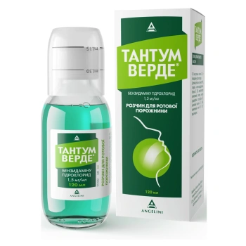 Tantum verde 0.15% 120ml sol.cavit.buc. Tantum verde 0.15% 120ml sol.cavit.buc.