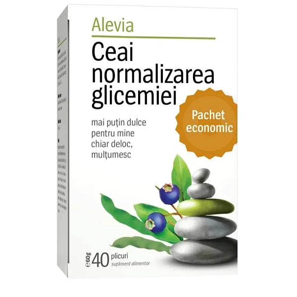 Ceai Alevia Normalizarea glicemiei 1g N40