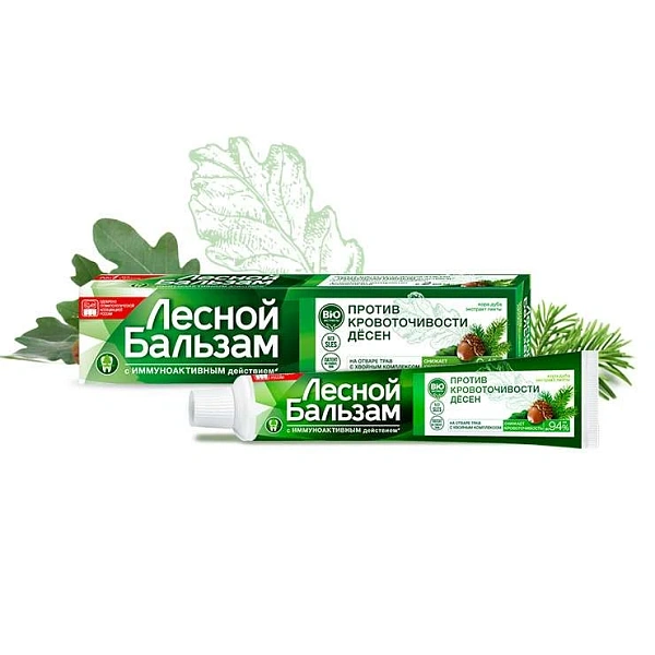 Pastă de dinți Lesnoi Balsam Stejar, brad 75ml