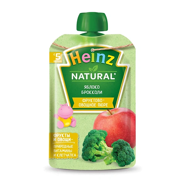 Heinz Pireu de mere și broccoli 90g