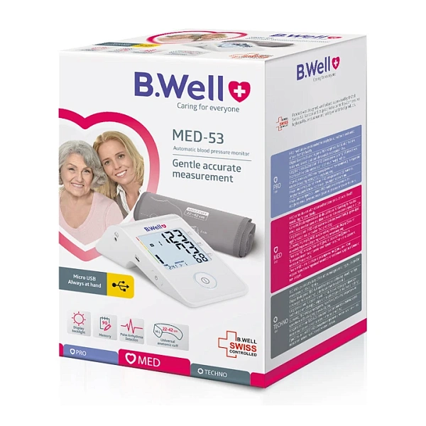 B.Well Tensiometru digital automat pentru braț (MED-53)