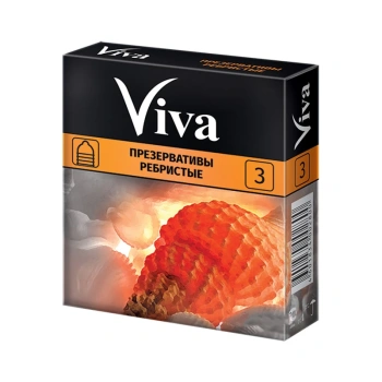 Prezervative Viva N3 Ribbed (relief valuros)