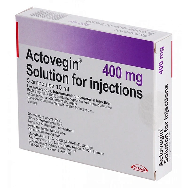 Actovegin 400mg sol.inj.40mg/ml 10ml N5
