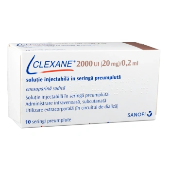 Clexane 2000UI anti xa/0.2ml sol.inj.ser. N10